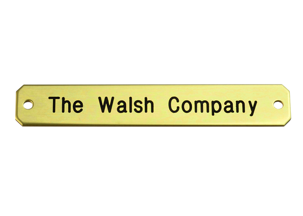 Small Engraved Nameplate - N-SMALL