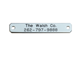 Small Engraved Nameplate - N-SMALL