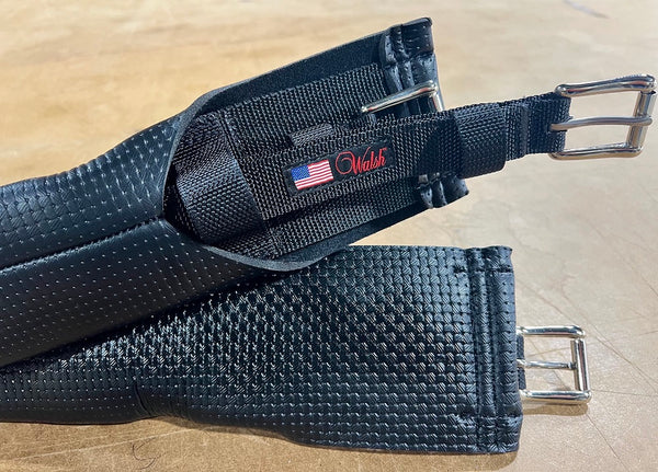 Neoprene Waffle Girth w/ Elastic Ends - 1809E-Waffle