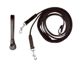Leather Draw Reins with Rope - 8006-RP
