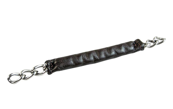 Leather Covered Curb Chain - 8106