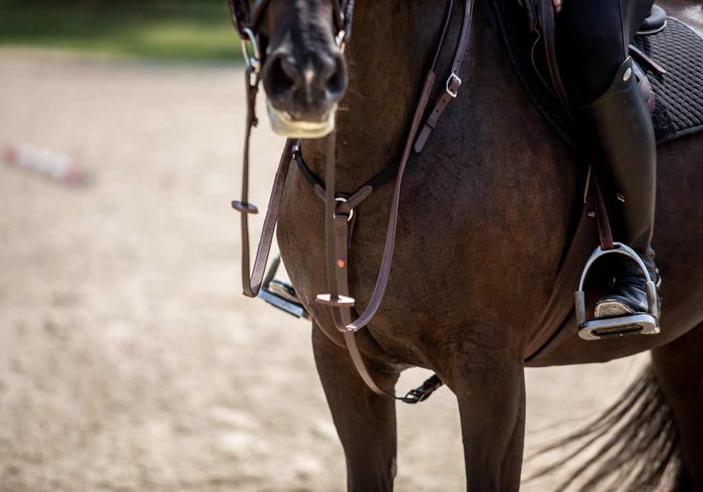 Stübben Pro-Jump Breastplate with Open Martingale Fork, Black Stübben Pro-Jump Breastplate with Open Martingale Fork, Black