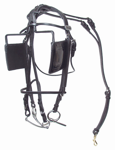 Leather Blind Bridle - US Style - 401